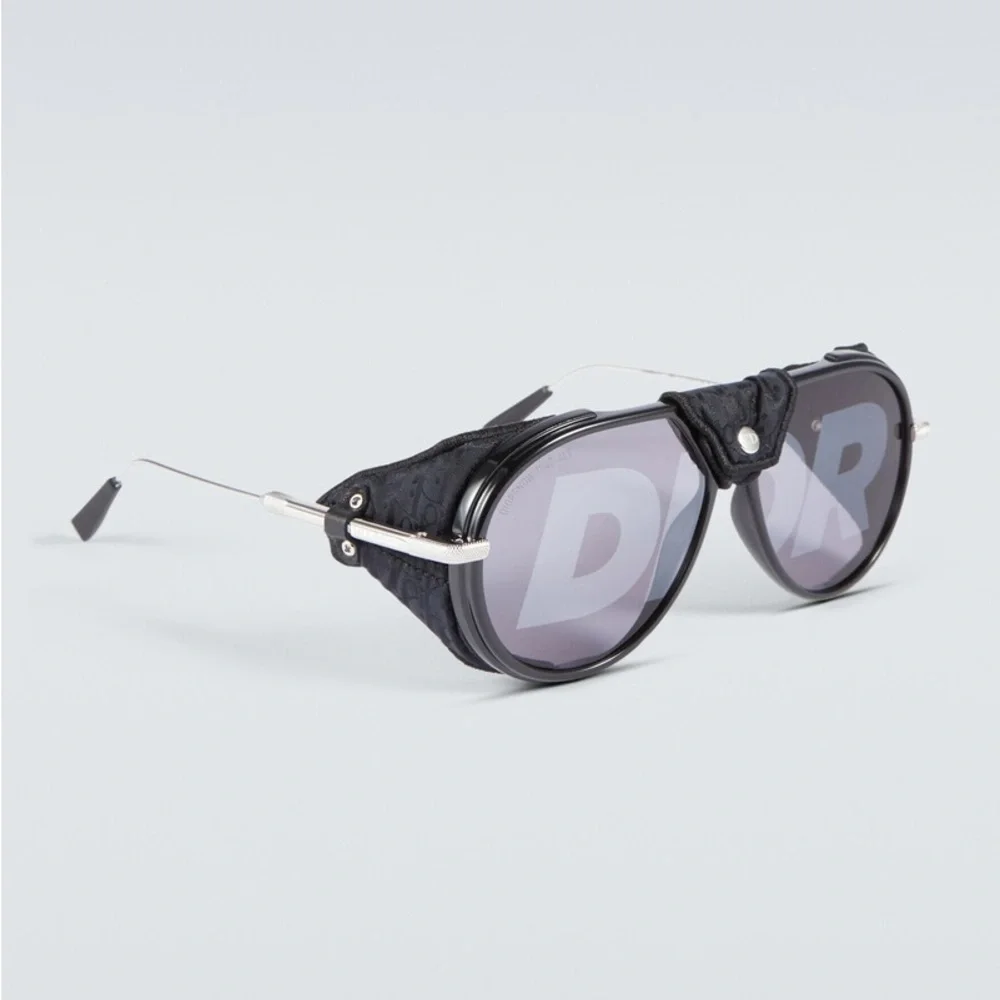 Men's Black Dior Aviator Sunglasses